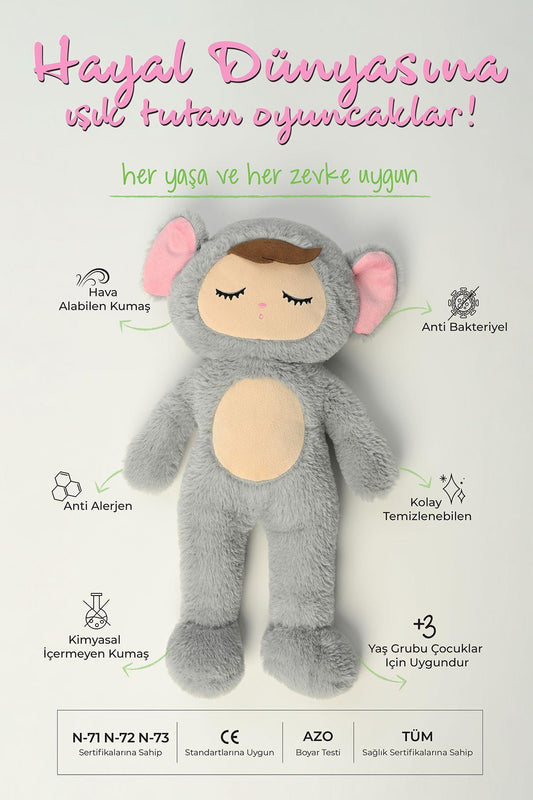 Peluş Uyuyan Bebek Serisi Uyku Arkadaşı 45 Cm