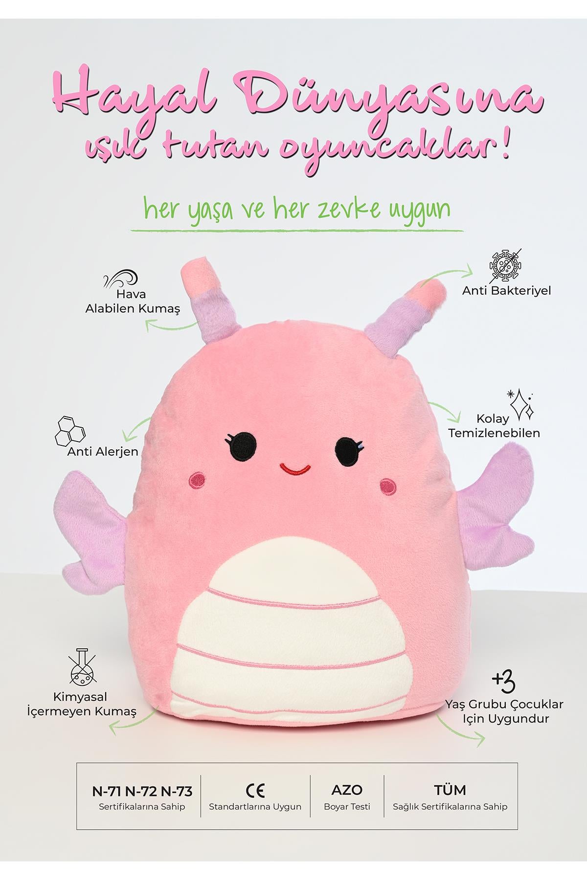 30 CM FİGÜRLÜ PELUŞ YASTIK SERİSİ