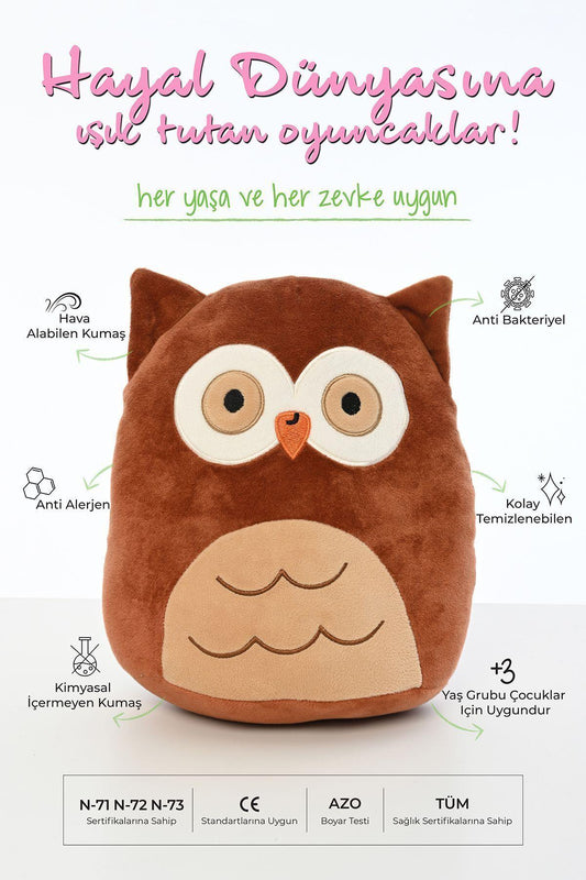 30 CM FİGÜRLÜ PELUŞ YASTIK SERİSİ