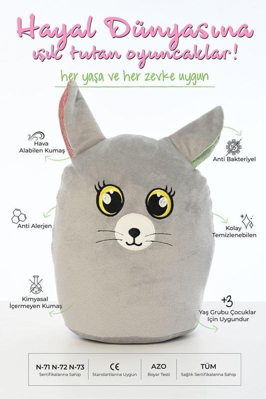 30 CM FİGÜRLÜ PELUŞ YASTIK SERİSİ