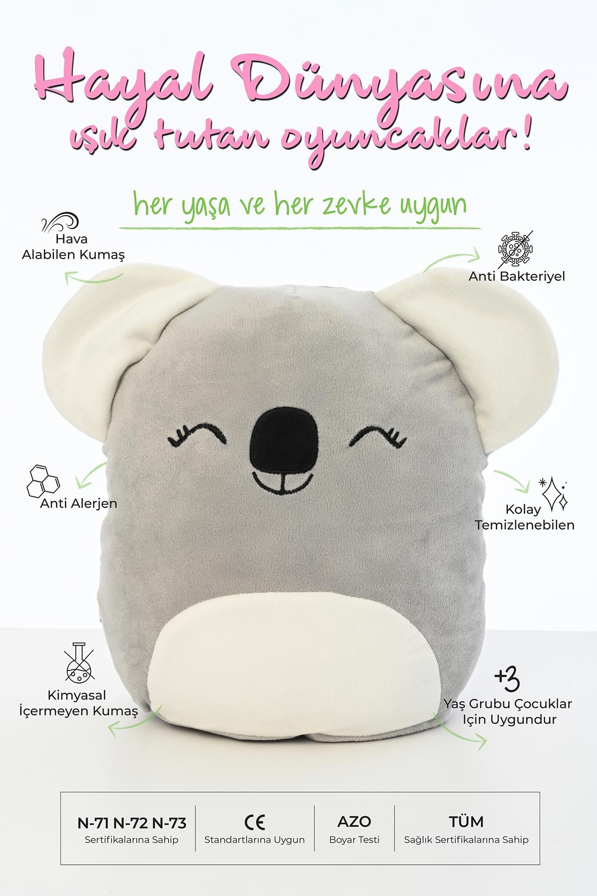 30 CM FİGÜRLÜ PELUŞ YASTIK SERİSİ