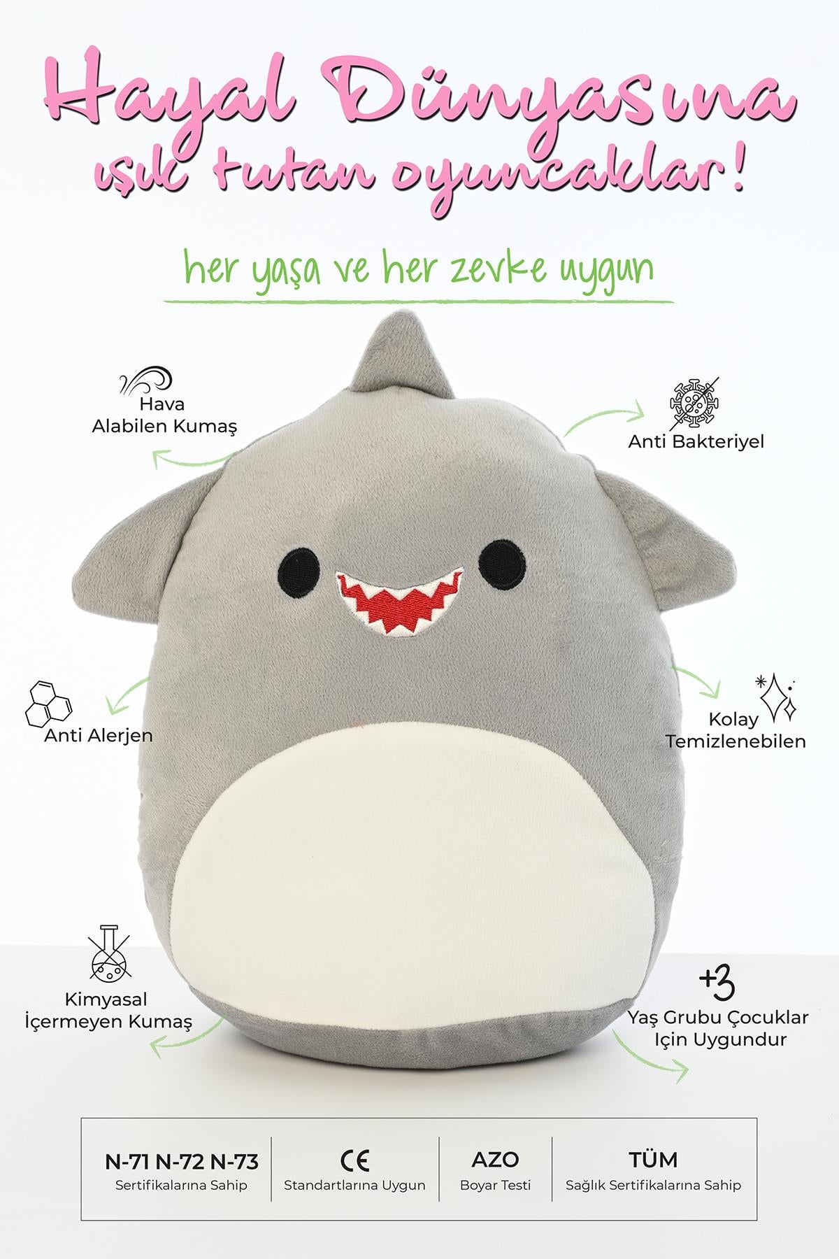30 CM FİGÜRLÜ PELUŞ YASTIK SERİSİ