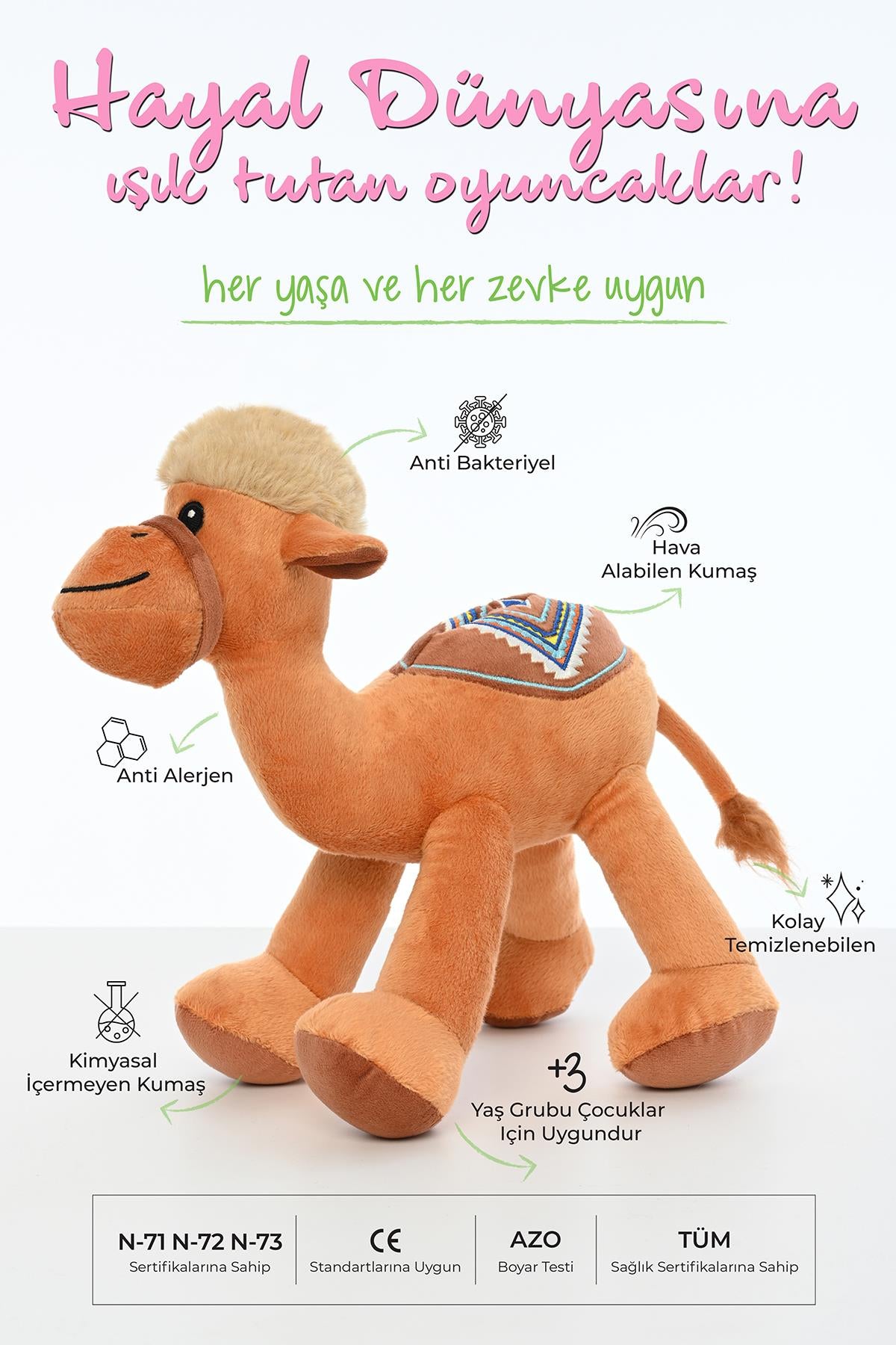30 CM PELUŞ DEVE SERİSİ