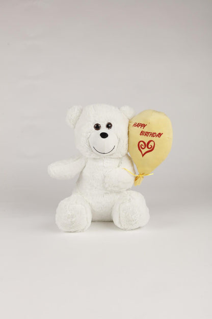 40 Cm Peluş Iyiki Doğdun Balonlu Ayıcık
