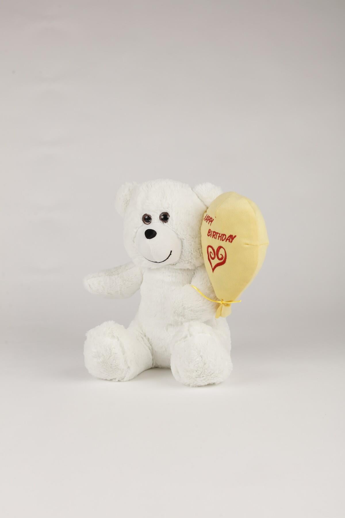 40 Cm Peluş Iyiki Doğdun Balonlu Ayıcık