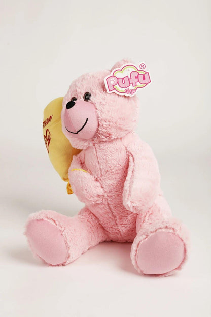 40 Cm Peluş Iyiki Doğdun Balonlu Ayıcık