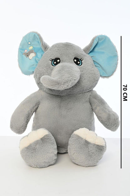 70 CM BÜYÜK KULAKLI FİL PELUŞ UYKU ARKADAŞI