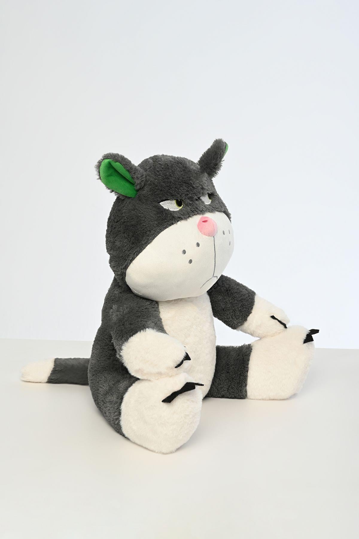 Asabi Kedi Peluş Oyuncak Oyun Arkadaşı 45 Cm