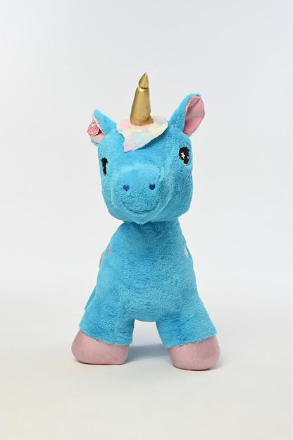 Peluş Dolgulu Boynuzlu Ve Kanatlı Dev Unicorn Yastık Oyun Arkadaşı 100 Cm