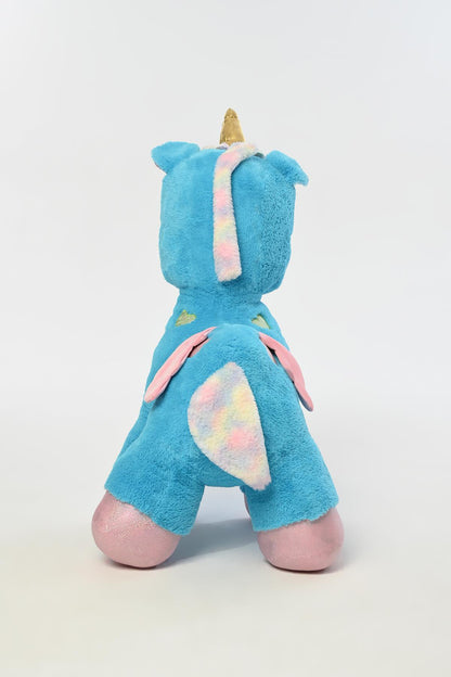 Peluş Dolgulu Boynuzlu Ve Kanatlı Dev Unicorn Yastık Oyun Arkadaşı 100 Cm