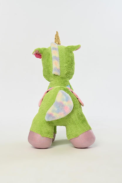 Peluş Dolgulu Boynuzlu Ve Kanatlı Dev Unicorn Yastık Oyun Arkadaşı 100 Cm