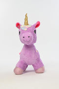 Peluş Dolgulu Boynuzlu Ve Kanatlı Dev Unicorn Yastık Oyun Arkadaşı 100 Cm