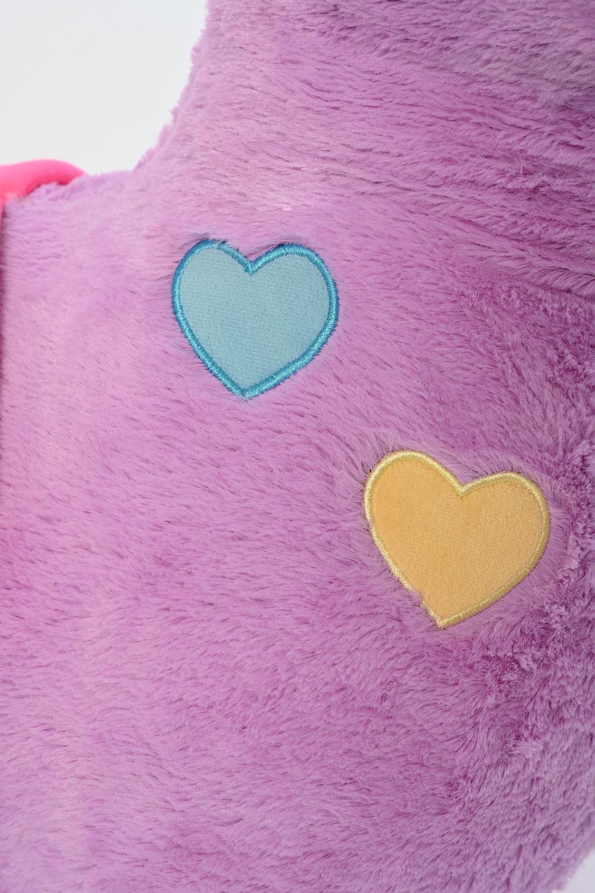 Peluş Dolgulu Boynuzlu Ve Kanatlı Dev Unicorn Yastık Oyun Arkadaşı 100 Cm