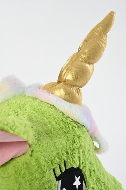 Peluş Dolgulu Boynuzlu Ve Kanatlı Dev Unicorn Yastık Oyun Arkadaşı 100 Cm
