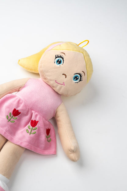 Peluş Kelebek Bebek Oyuncak Mor Etekli Oyun Ve Uyku Arkadaşı 45 Cm