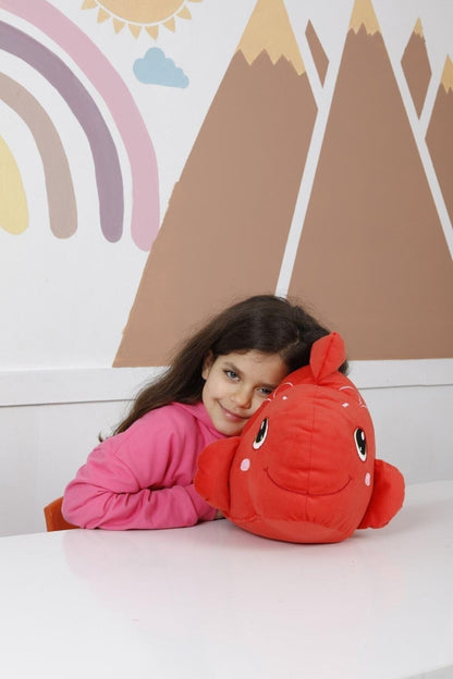 Peluş Kırmızı Balık 60 Cm