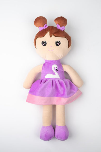 Peluş Prenses Bebek Oyuncak Pembe Etekli Oyun Ve Uyku Arkadaşı 45 Cm