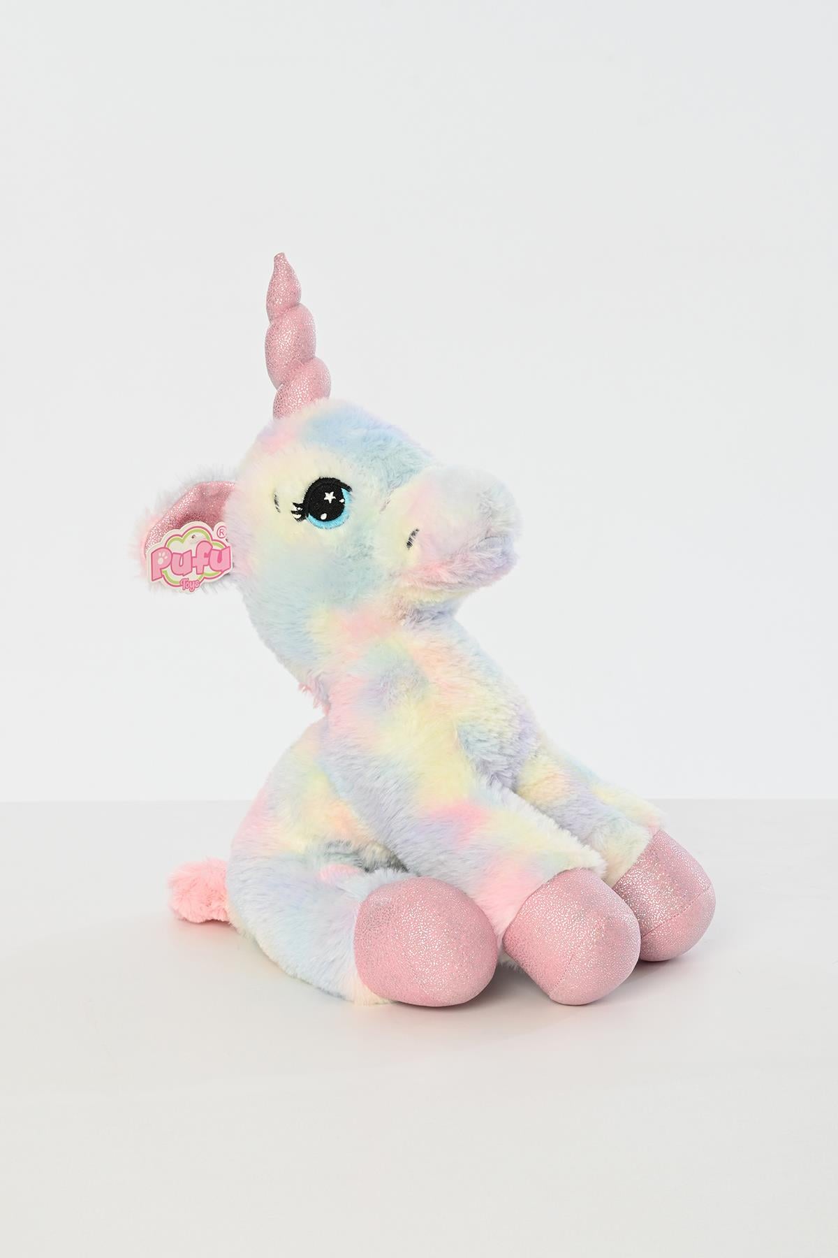 Peluş Rengarenk Unicorn Oyun Ve Uyku Arkadaşı Yastık 40 CM