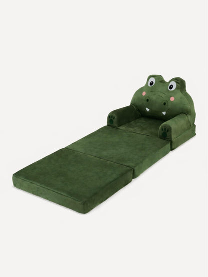 Portatif, Yıkanabilir, Katlanabilir Peluş Çocuk Koltuğu 120 Cm Timsah