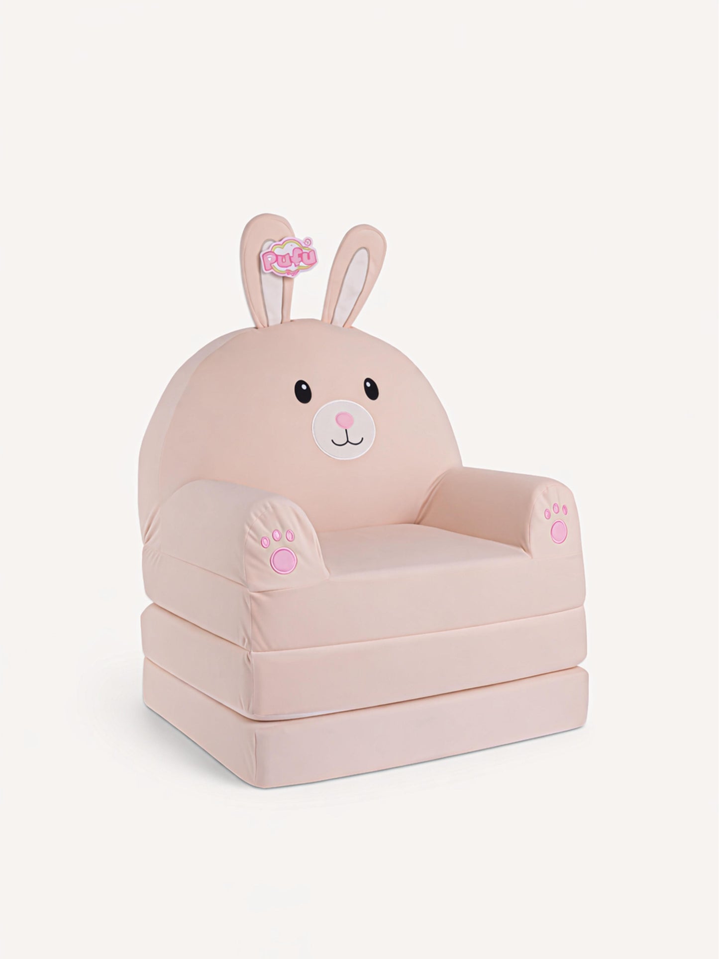 Portatif, Yıkanabilir, Katlanabilir Peluş Çocuk Koltuğu 120 Cm Tavşan
