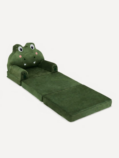 Portatif, Yıkanabilir, Katlanabilir Peluş Çocuk Koltuğu 120 Cm Timsah