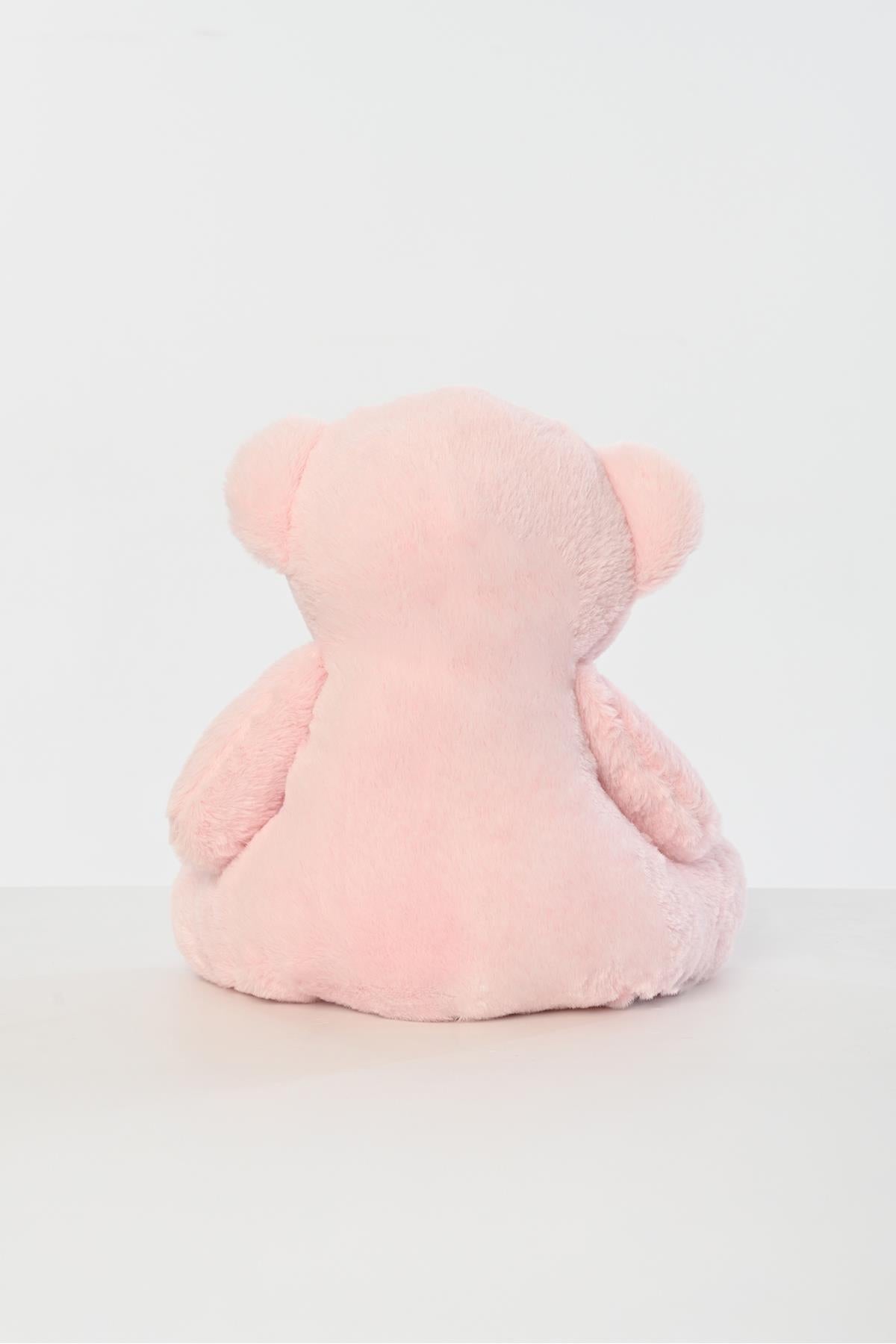 Renkli Göbekli Kurdelalı Peluş Ayıcık Uyku Arkadaşı 40 cm