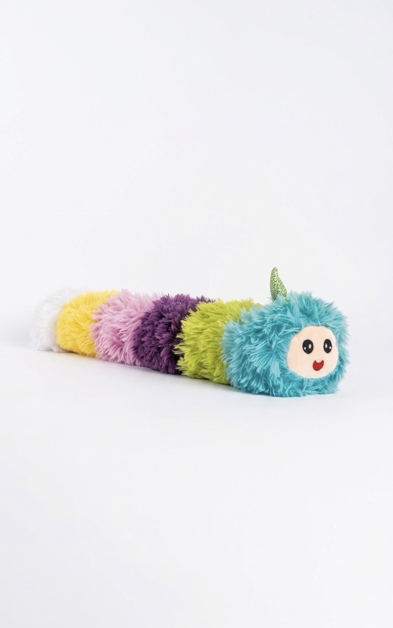 Renkli Tırtıl 65 CM Peluş Yastık Oyuncak