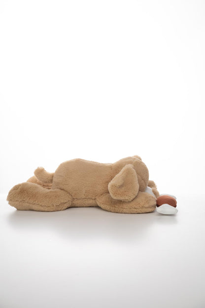 Sevimli Peluş Dolgulu Uzanan Kemikli Köpek 50 Cm