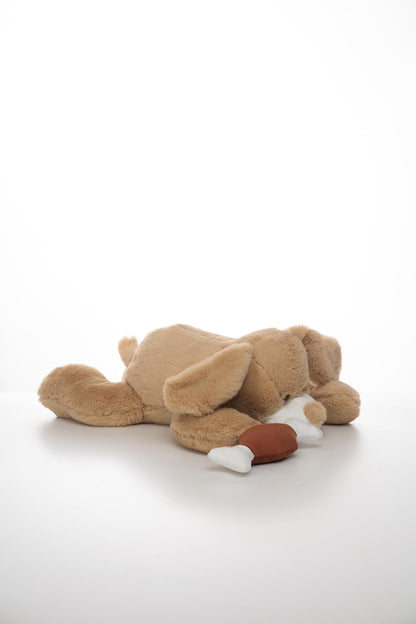 Sevimli Peluş Dolgulu Uzanan Kemikli Köpek 50 Cm