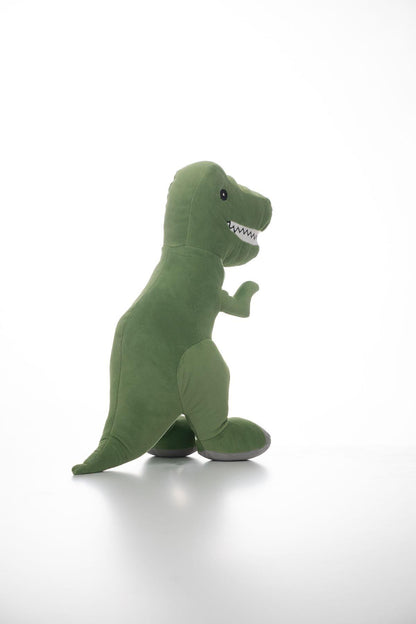 Sevimli Yeşil Dinozor, Tirex Peluş Oyuncak - Yumuşak Ve Eğlenceli Oyun Arkadaşı 40 Cm