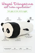 Tavşan Figürlü Peluş Oyuncak Yastık Yumuşak Ve Sevimli 40 Cm Rulo Peluş Oyuncak