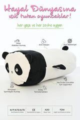 Tavşan Figürlü Peluş Oyuncak Yastık Yumuşak Ve Sevimli 40 Cm Rulo Peluş Oyuncak