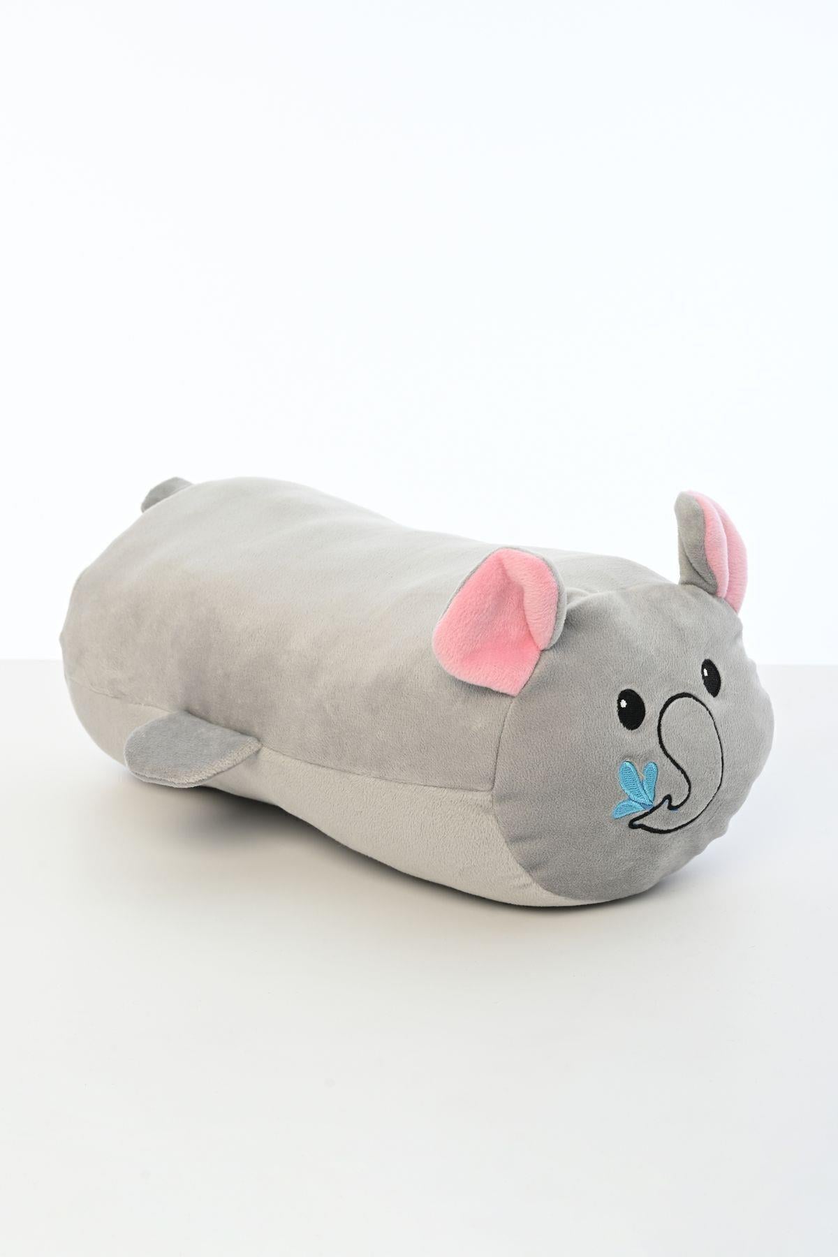 Tavşan Figürlü Peluş Oyuncak Yastık Yumuşak Ve Sevimli 40 Cm Rulo Peluş Oyuncak