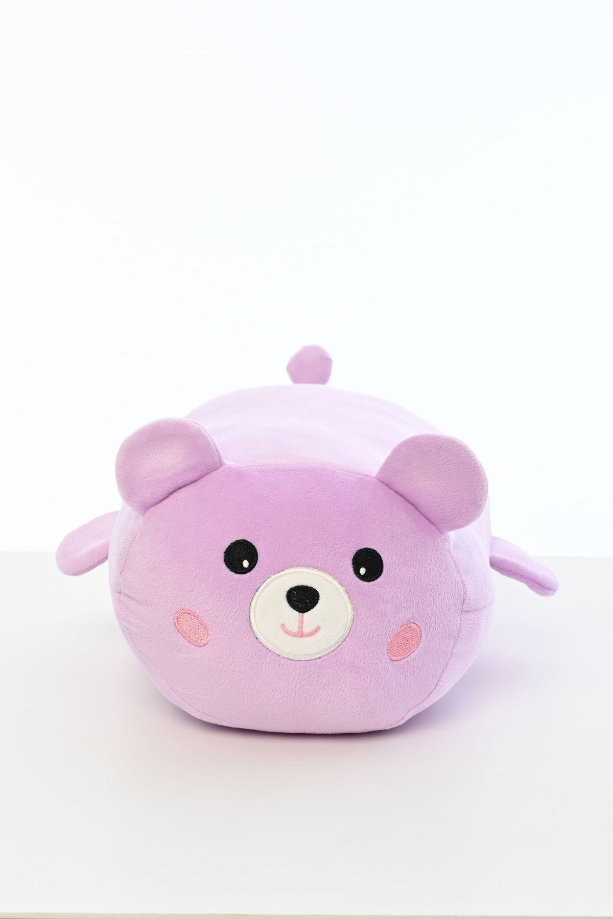 Tavşan Figürlü Peluş Oyuncak Yastık Yumuşak Ve Sevimli 40 Cm Rulo Peluş Oyuncak