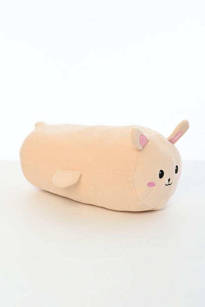 Tavşan Figürlü Peluş Oyuncak Yastık Yumuşak Ve Sevimli 40 Cm Rulo Peluş Oyuncak