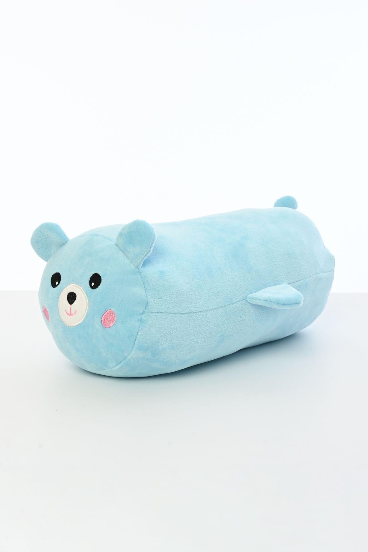 Tavşan Figürlü Peluş Oyuncak Yastık Yumuşak Ve Sevimli 40 Cm Rulo Peluş Oyuncak