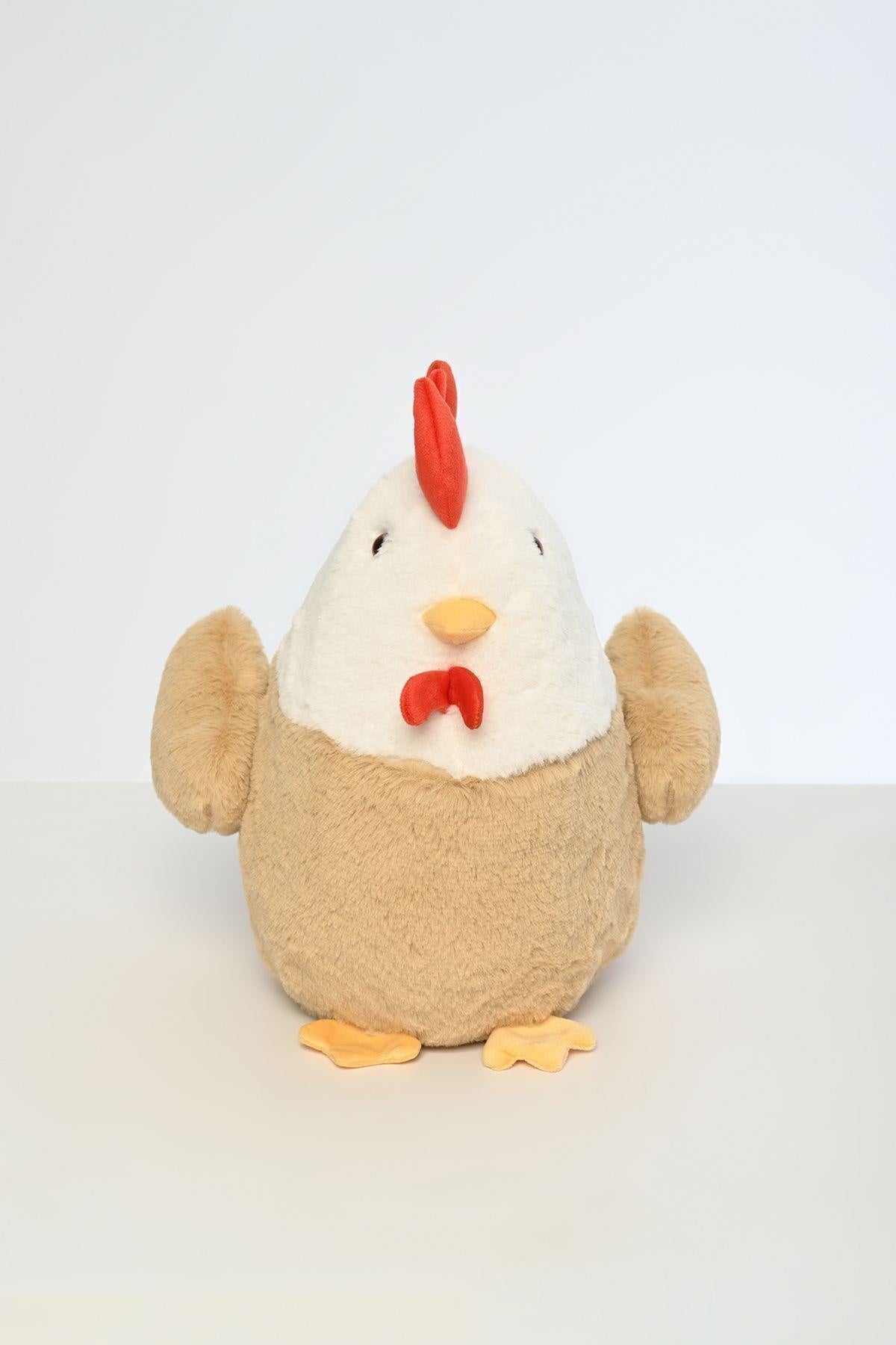 Tavuk 35 Cm Sevimli Peluş Oyuncak, Hediyelik Oyuncak, Bebek Yastığı
