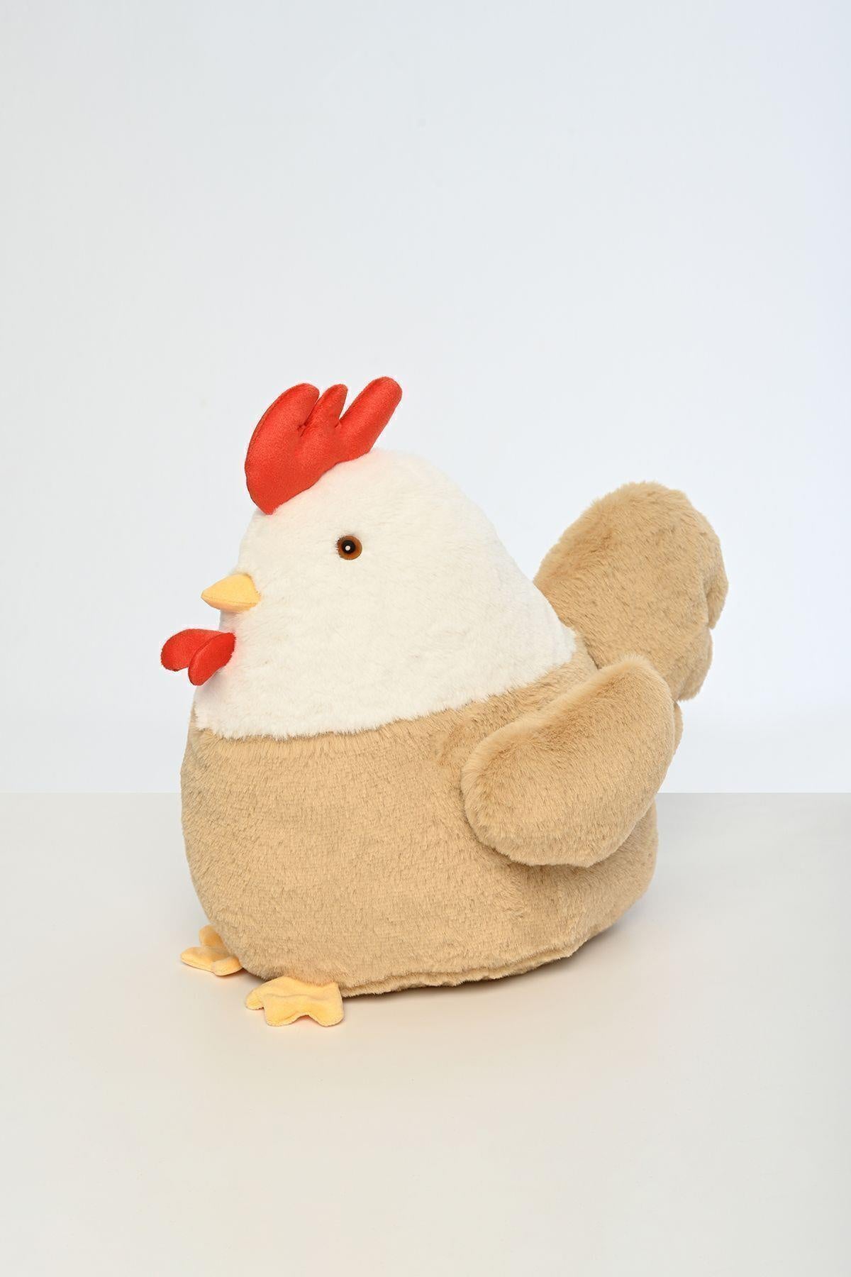 Tavuk 35 Cm Sevimli Peluş Oyuncak, Hediyelik Oyuncak, Bebek Yastığı