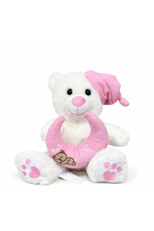 Uyku Arkadaşım Yumuşak Ay Figürlü Peluş Yastık Ayıcık 35 Cm