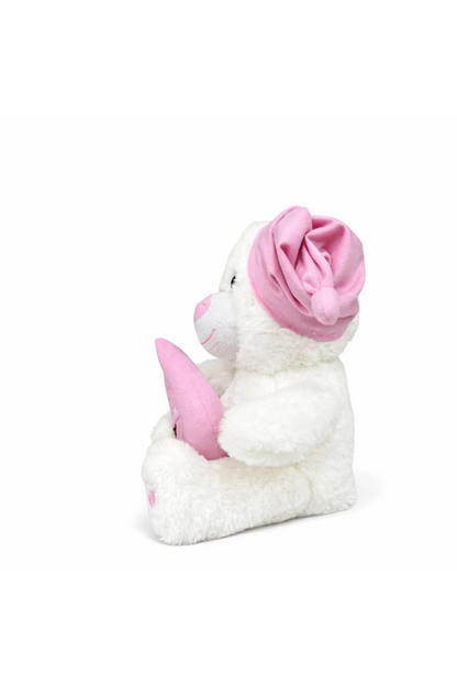 Uyku Arkadaşım Yumuşak Ay Figürlü Peluş Yastık Ayıcık 35 Cm