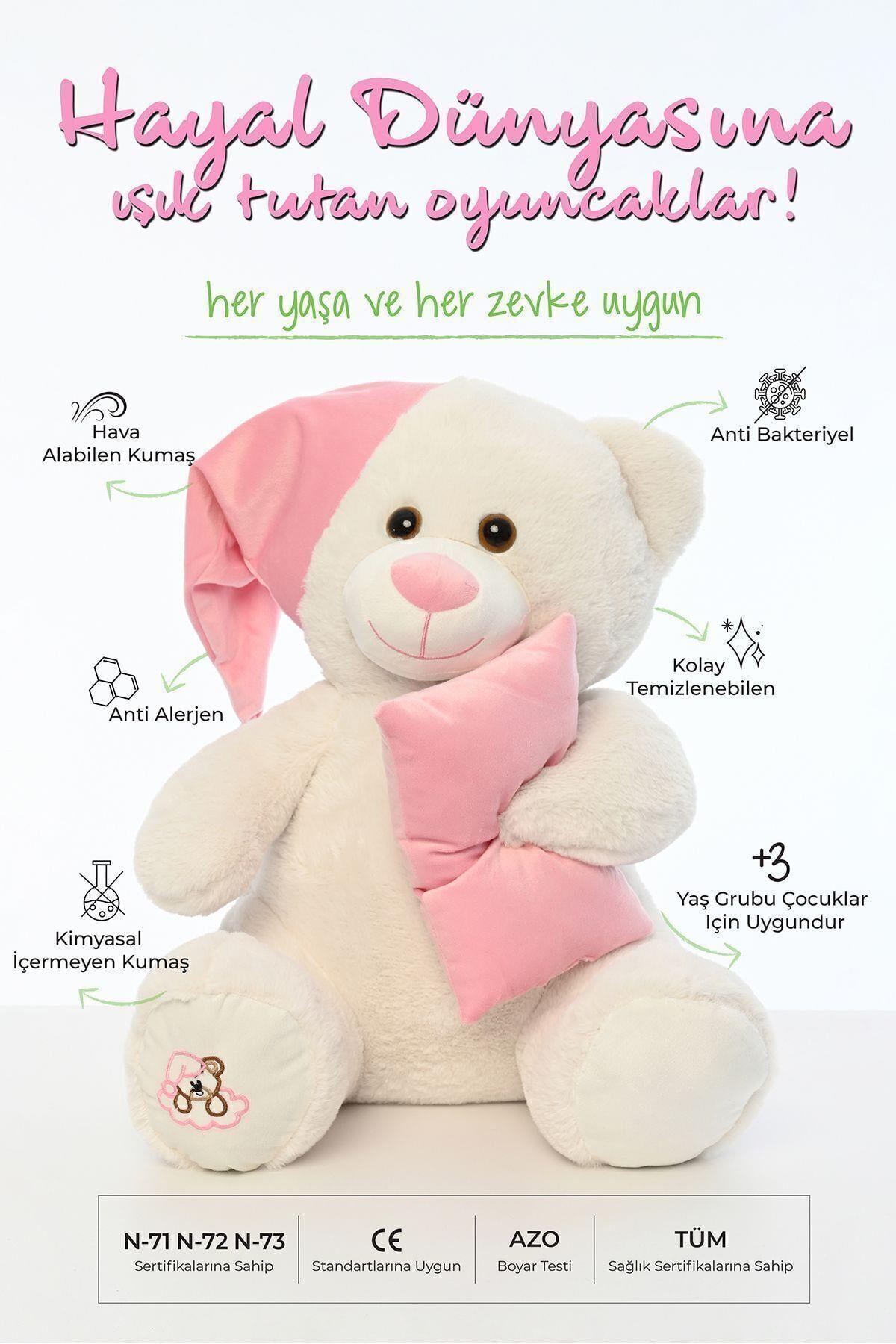 Uyku Arkadaşım Yumuşak Yastık Peluş Ayıcık 65 Cm